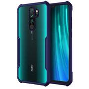 Etui i futerały do telefonów - Etui Pancerne Spacecase Beetle Przezroczyste Plecki Case Pokrowiec Obudowa Redmi Note 8 Pro Niebieski - miniaturka - grafika 1