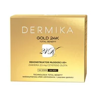 Kremy do twarzy - Dermika Gold 24k Luksusowy MultiKrem 65+ na dzień i noc 50ml - miniaturka - grafika 1