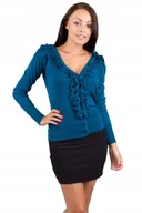 Swetry damskie - SWETER ROZPINANY DAMSKI Prezent dla niej EXTRA OKAZJA - miniaturka - grafika 1