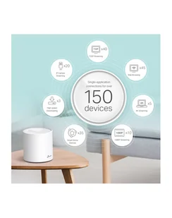 TP-Link System WiFi AX3000 Deco X60 zestaw - 3 sztuki / Quad-core CPU 2x GE RJ45 4x int.antennas MU-MIMO - Anteny Wi Fi - miniaturka - grafika 1