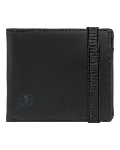 Element HODGE Pasek Wallet, Portfel Męski, Flint Czarny, Jeden Rozmiar, Flint Black, Taille unique