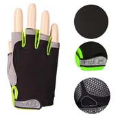 Rękawiczki rowerowe - Rękawiczki rowerowe krótkie ŻELOWE męskie damskie - miniaturka - grafika 1