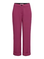 Spodnie damskie - ONLY Spodnie materiałowe Casey 15338822 Fioletowy Cropped Fit - miniaturka - grafika 1