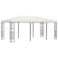 Altany ogrodowe - vidaXL Altana, 3 x 6 m, kremowa, tkanina 48009 - miniaturka - grafika 1