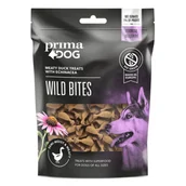 Przysmaki dla psów - PRIMADOG Wild bites Przekąski z kaczki z echinaceą dla psów 150g - miniaturka - grafika 1