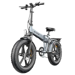 Engwe EP-2 Pro 20-calowe grube opony, silnik 250W, bateria 13Ah, maks. prędkość 35km/h - szary - Rowery elektryczne - miniaturka - grafika 2