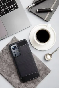 ETUI CARBON CASE DO XIAOMI REDMI 14C CZARNA NAKŁADKA ETUI PLECKI - Etui i futerały do telefonów - miniaturka - grafika 1