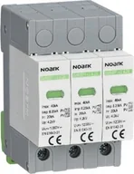 Piorunochrony - . Ogranicznik przepięć Noark Ex9UEP1+2 DC 3P 12A - miniaturka - grafika 1