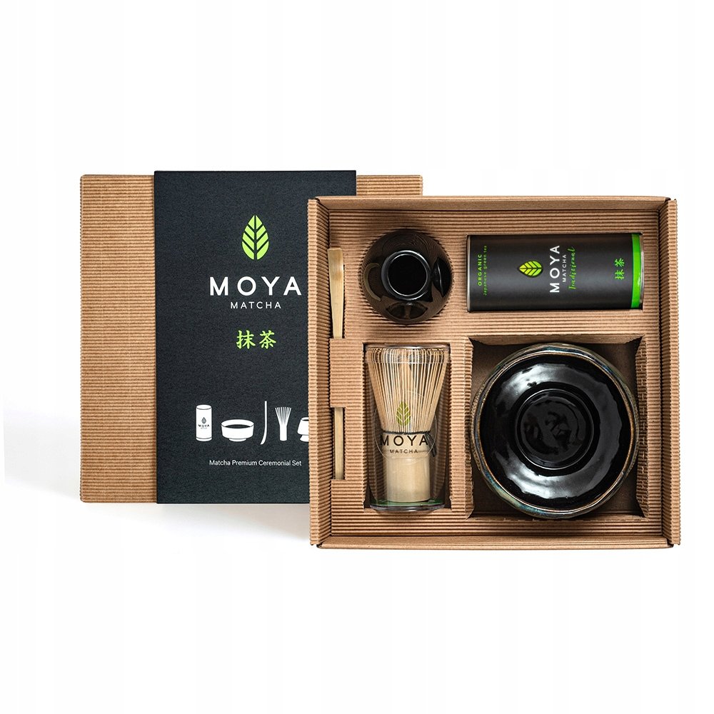 Zestaw do matchy ceremonialny Moya Matcha Tradycyjna i czarka Gyoku