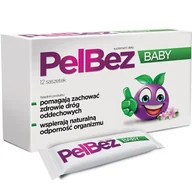 Przeziębienie i grypa - AFLOFARM FARMACJA POLSKA SP. Z O.O. Pelbez Baby 12 Saszetek - miniaturka - grafika 1
