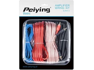 Peiying Zestaw kabli samochodowych do wzmacniacza ZLA0412 5753 - Akcesoria car audio - miniaturka - grafika 1