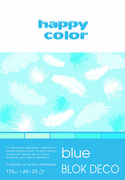 Scrapbooking - Happy Color Blok Deco Blue A5,,20art.170g,5kol.10szt w op. 1520-032 . - miniaturka - grafika 1