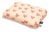 Kołdry i poduszki dla dzieci - Poduszka Do Spania Bawełna Heartbeat Pink M 35X45 La Millou - miniaturka - grafika 1