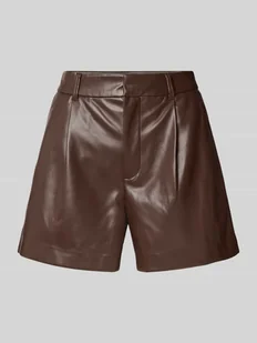 Szorty o kroju regular fit z imitacji skóry model ‘SMOOTH’ - Spodenki damskie - miniaturka - grafika 1