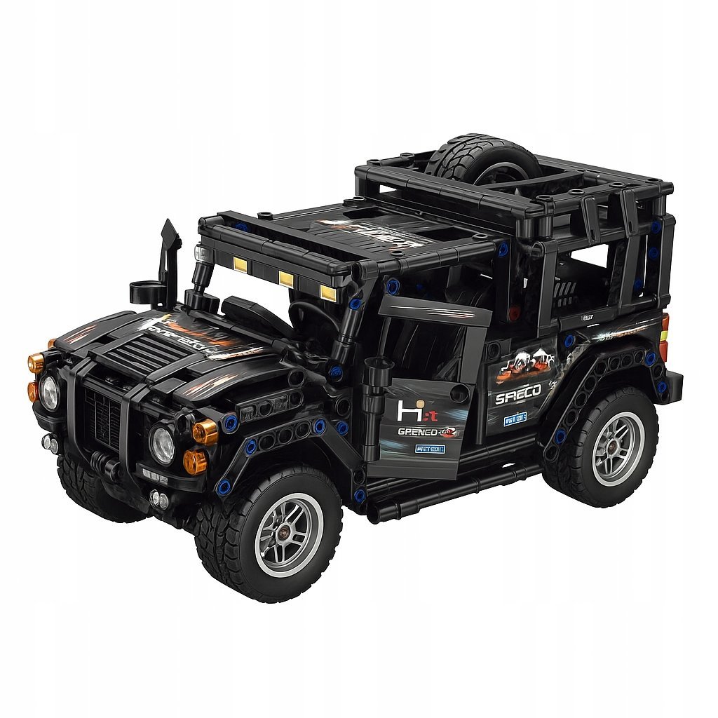 Klocki Technic SUV 4x4 Off Road 909 el. LeleBrother Hummer Napęd Pull Back