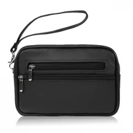 Nerki - SASZETKA MĘSKA SKÓRZANA DO RĘKI CZARNA POJEMNA KLASYCZNA ABRUZZO ABR-29 - miniaturka - grafika 1