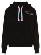 Bluzy damskie - Champion - Damska bluza z kapturem, czarny - miniaturka - grafika 1