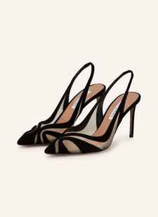 Aquazzura Czółenka Z Odkrytą Piętą Lune Sling schwarz - Czółenka - miniaturka - grafika 1
