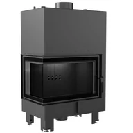 Wkłady kominkowe - Kratki.pl pl Marek Bal Wkład płaszcz wodny MBM lewy 10kW black termotec MBM/PW/10/L/BS/W/BLACK - miniaturka - grafika 1