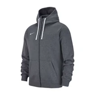 Piłka nożna - Nike, Bluza sportowa chłopięca, Hoodie FZ Y Team Club 19 AJ1458 071, szary, rozmiar S - miniaturka - grafika 1