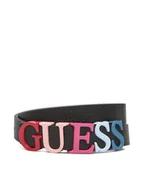 Paski - Guess Pasek Dziecięcy J5GZ09 WFZL0 Czarny - miniaturka - grafika 1