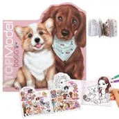 Szkolne artykuły papiernicze - Szkicownik Doggy Top Model 12714A - miniaturka - grafika 1