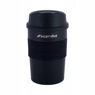 Czarny kompaktowy kubek termiczny 480ml - Kubki termiczne Czarny kompaktowy kubek termiczny 480ml - Kubki termiczne - miniaturka - grafika 1