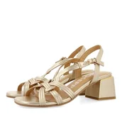 Sandały damskie - GIOSEPPO BULQIZE, Sandały damskie, Platyna, 36 EU, Platyna, 36 EU - miniaturka - grafika 1