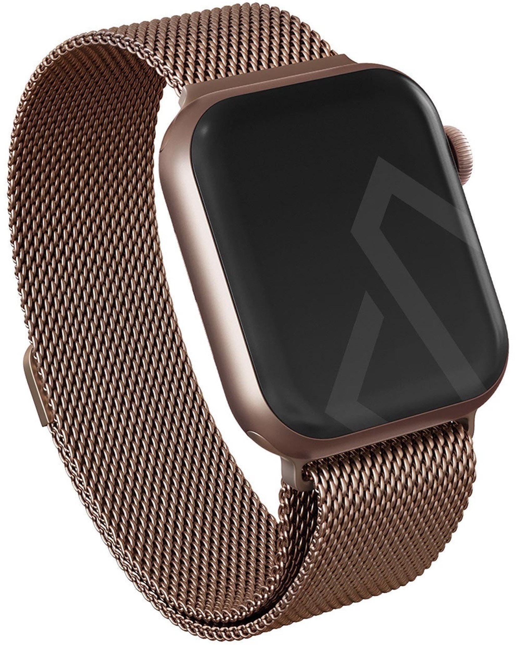 BURGA Metal Mesh Band - bransoleta do Apple Watch 42/44 mm rose gold