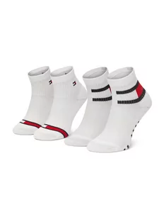 Tommy Hilfiger Zestaw 2 par wysokich skarpet dziecięcych 100002319 Biały - Skarpetki dla dzieci - miniaturka - grafika 1