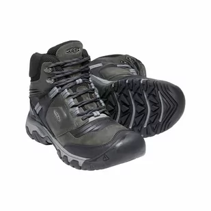 Buty trekkingowe męskie KEEN RIDGE FLEX MID WP - Buty trekkingowe męskie - miniaturka - grafika 4