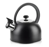 Czajniki na gaz - Czajnik Borys 2,0L - Czarny ze stali nierdzewnej - miniaturka - grafika 1