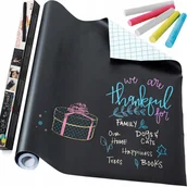 Kreda - TABLICA SAMOPRZYLEPNA TAPETA KREDOWA 45x200 +kreda - miniaturka - grafika 1