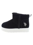 Botki damskie - U.S. Polo Assn. Botki zimowe w kolorze czarnym - miniaturka - grafika 1