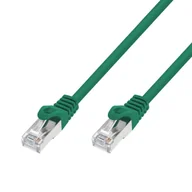 Patchcordy - EXTRALINK LAN PATCHCORD CAT.7 S/FTP 0,5M 10G SHIELDED FOILED TWISTED PAIR BARE COPPER GREEN - miniaturka - grafika 1