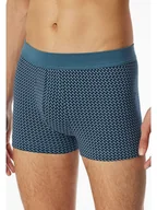 Majtki damskie - Schiesser Bokserki w kolorze niebieskim - miniaturka - grafika 1