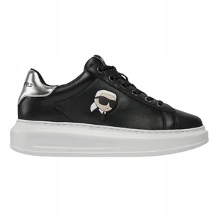 Karl Lagerfeld Czarne sneakersy Karl Nft Lo Lace 40 - Sneakersy damskie - miniaturka - grafika 1