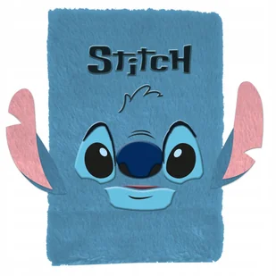 PAMIĘTNIK PLUSZOWY STICH Paso Lilo i Stitch Disney niebieski - Notesy i bloczki - miniaturka - grafika 1