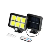 Lampy ogrodowe - Ledowa lampa solarna LIRIA 1,5W czujnik ruchu BARWA ZIMNA 6000K IP44 - miniaturka - grafika 1