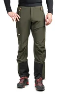 Spodnie sportowe damskie - Spodnie sella dst light-dark olive - SALEWA - miniaturka - grafika 1