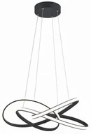 Lampy sufitowe - Elarya - lampa wisząca LED czarny mat z pilotem i ściemniaczem 343401-30 - miniaturka - grafika 1