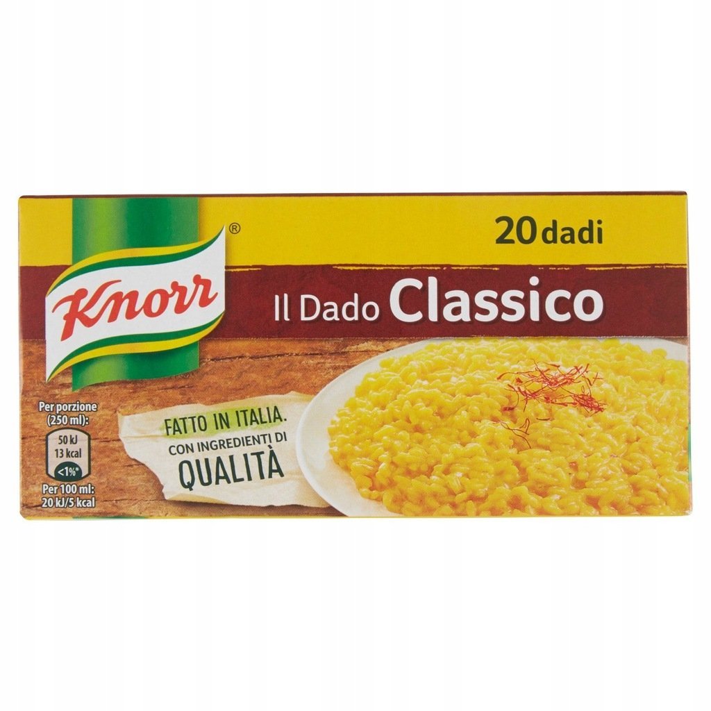 Knorr Dado Classico - Tradycyjna Włoska Kostka Rosołowa
