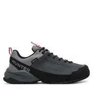 Buty trekkingowe męskie - Trekkingi Hunter H8-219 Szary - miniaturka - grafika 1