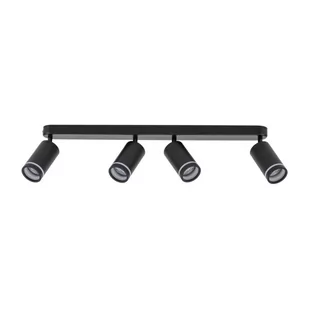 Długa listwa natynkowa, ruchome spoty TK 6916 z serii JET BLACK - Lampy sufitowe - miniaturka - grafika 1