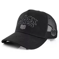 Czapki damskie - Blackskies Team Trucker Baseball Cap | męska damska czapka z premium snapback czapka bejsbolówka czapka bejsbolówka czarna oliwkowa szara, czarny, jeden rozmiar - miniaturka - grafika 1