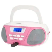 Radioodtwarzacze - Aiwa BBTU-300PK różowe - miniaturka - grafika 1