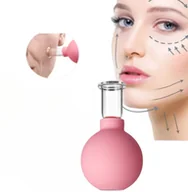 Zestawy kosmetyków damskich - Deni Carte, Bańka chińska próżniowa silikonowa do masażu twarzy, M - miniaturka - grafika 1