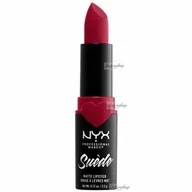 Szminki - NYX Professional Makeup - SUEDE MATTE LIPSTICK - Matowa pomadka do ust - 3,5 g - 09 - SPICY - miniaturka - grafika 1