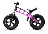 Rowerki biegowe - Dziecięcy rowerek biegowy FirstBike  FAT Edition Pink - miniaturka - grafika 1