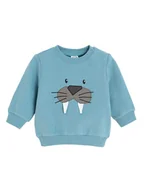 Bluzy i sweterki niemowlęce - COOL CLUB Bluza w kolorze błękitnym - miniaturka - grafika 1